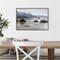 Cannon Beach fog rises over the coastline by Jaynes Gallery Danita Delimont 23-in. W x 16-in. H. Canvas Wall Art Print Framed in Grey